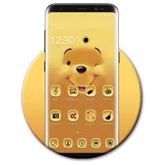 Theme for Lovely Pooh Bear. アプリダウンロード