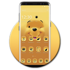 Theme for Lovely Pooh Bear. icône