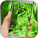 Neon Green Cheetah Theme APK