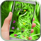 Neon Green Cheetah Theme