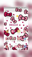 Pink Kitty Princesse Affiche