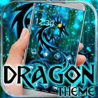 Néon Dragon Tatouage Feu thème capture d'écran 1