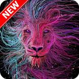 Neon Cool Lion Theme