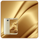 Gold silk luxurious theme APK