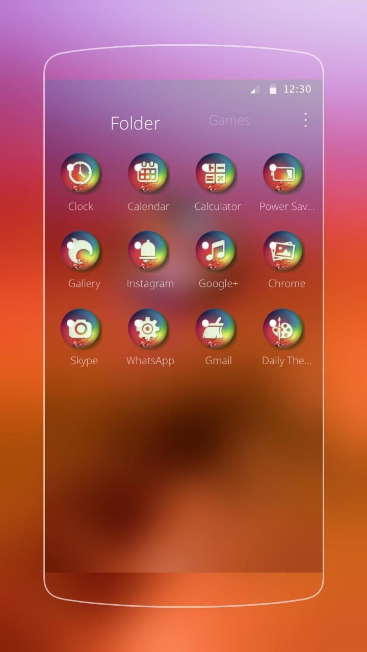 Bubble Neon Theme Icon Pack For Android Apk Download - neon roblox icons ios 14