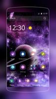 Asteroids planet 3D theme poster
