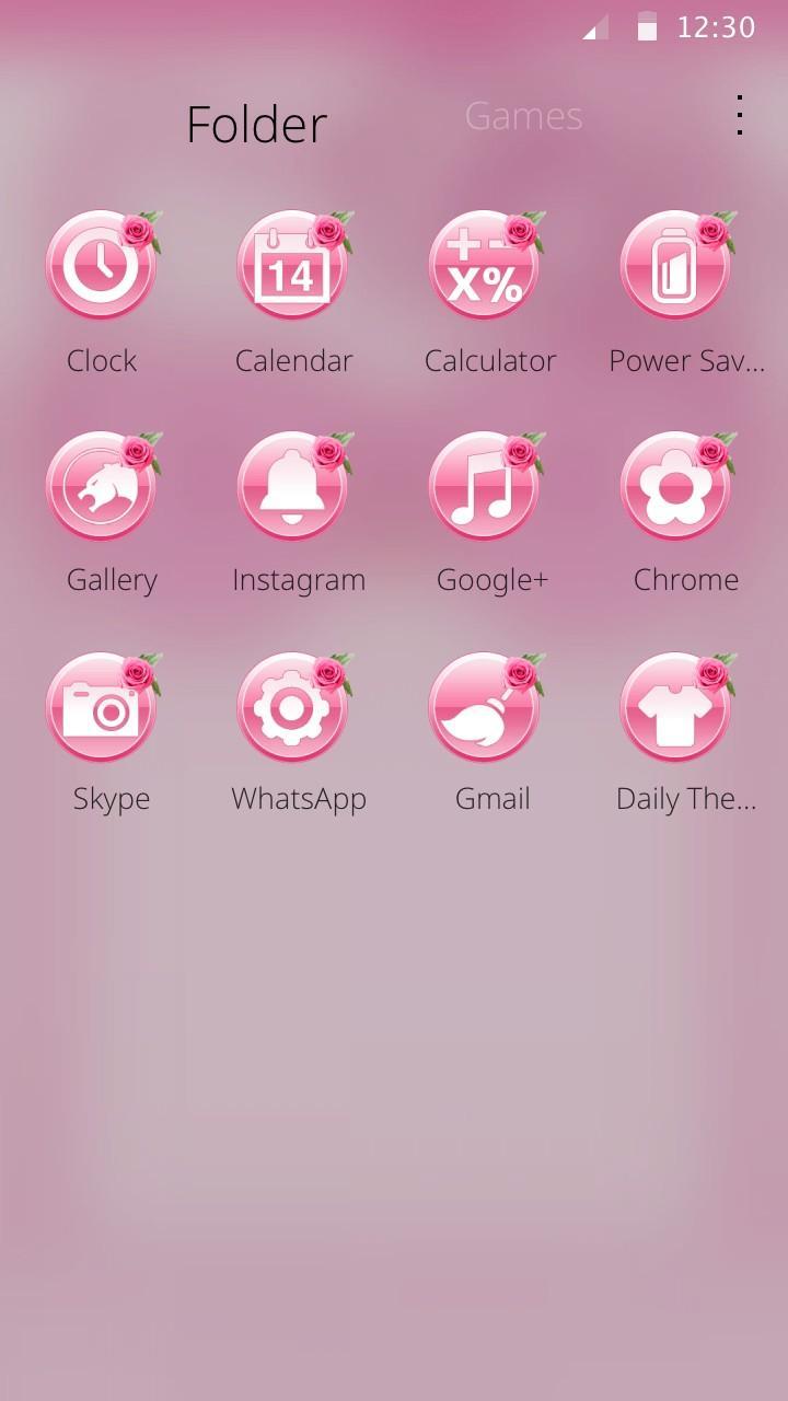 Pink Kitty Theme Kawaii Icon Packs Pink Wallpaper For Android
