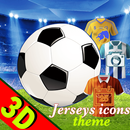 APK 3d football theme jersey icons