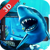 SeaWorld requin thème 3D icône