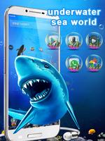 SeaWorld requin thème 3D Affiche