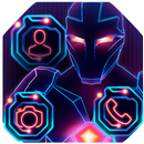 Electrical Iron Hero 3D Theme APK