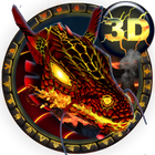 Fire Dragon Robot 3D icône