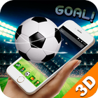 حقيقي موضوع كرة القدم 3D أيقونة