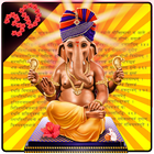 Icona Tema Ganpati Ganesh 3D