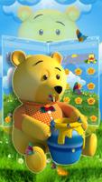 Teddy Bear Cartoon 3D Theme capture d'écran 1