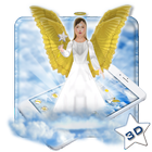 Beautiful Golden 3D Holly Angel Theme biểu tượng