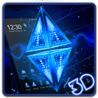 3D Tech Pyramid Theme ไอคอน