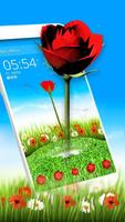 Rose Love 3D Theme poster