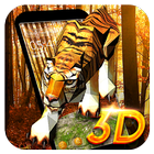 ikon 3D Harimau Tema