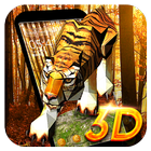 3D Tiger Theme ไอคอน