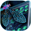 3D Emerald Dragonfly Theme