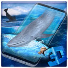 3D Blue Whale / Shark Simulator Theme icône