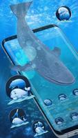 3D Blue Whale / Shark Simulator Theme Ekran Görüntüsü 1