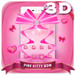 3D switch Pink Color Cute Bow Theme (FREE)