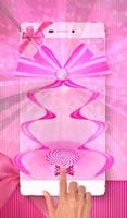 2 Schermata 3D switch Pink Color Cute Bow Theme (FREE)