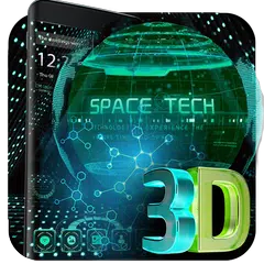 3D earth space tech theme APK 下載