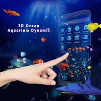 3D Ocean Aquarium Dynamic Fish Theme Skin capture d'écran 1