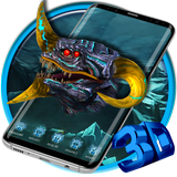 Dragon Head 3D Launcher Theme icône