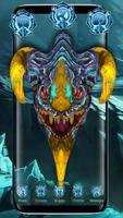 Dragon Head 3D Launcher Theme ảnh chụp màn hình 1