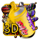 rua 3D cor grafite tema lançador APK