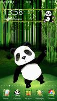 Cartoon Panda 3D Theme capture d'écran 3