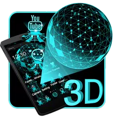 3D動態全息投影發射器主題 APK 下載