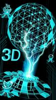 Thème dynamique de lancement d'hologramme 3D capture d'écran 2