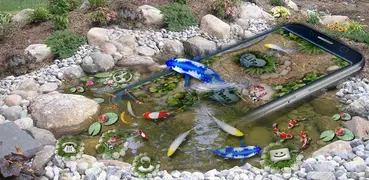 Free Koi Fish 3D Theme With Animation