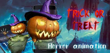 Тема ужаса Хэллоуина 3D Horror