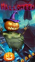 3D Horror Halloween Pumpkin Skin Theme capture d'écran 3
