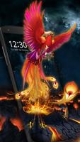Colorful Phoenix 3D Theme Affiche