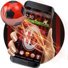 3D Milan Football Red theme أيقونة