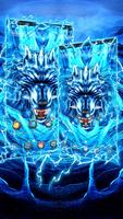 Тема 3D Ice Wolf скриншот 1