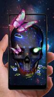 3D galaxy Skull butterfly theme gönderen
