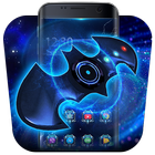 3D bat hero fidget spinner theme Zeichen