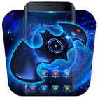 3D bat hero fidget spinner theme icône