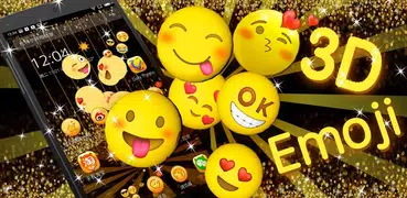 3D Happy Emoji Launcher  Theme