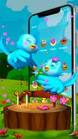 3D Animated Love Birds Theme capture d'écran 3