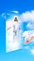 3D Herr Jesus Christus Thema Plakat