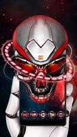 Red tech hell skull Ekran Görüntüsü 2